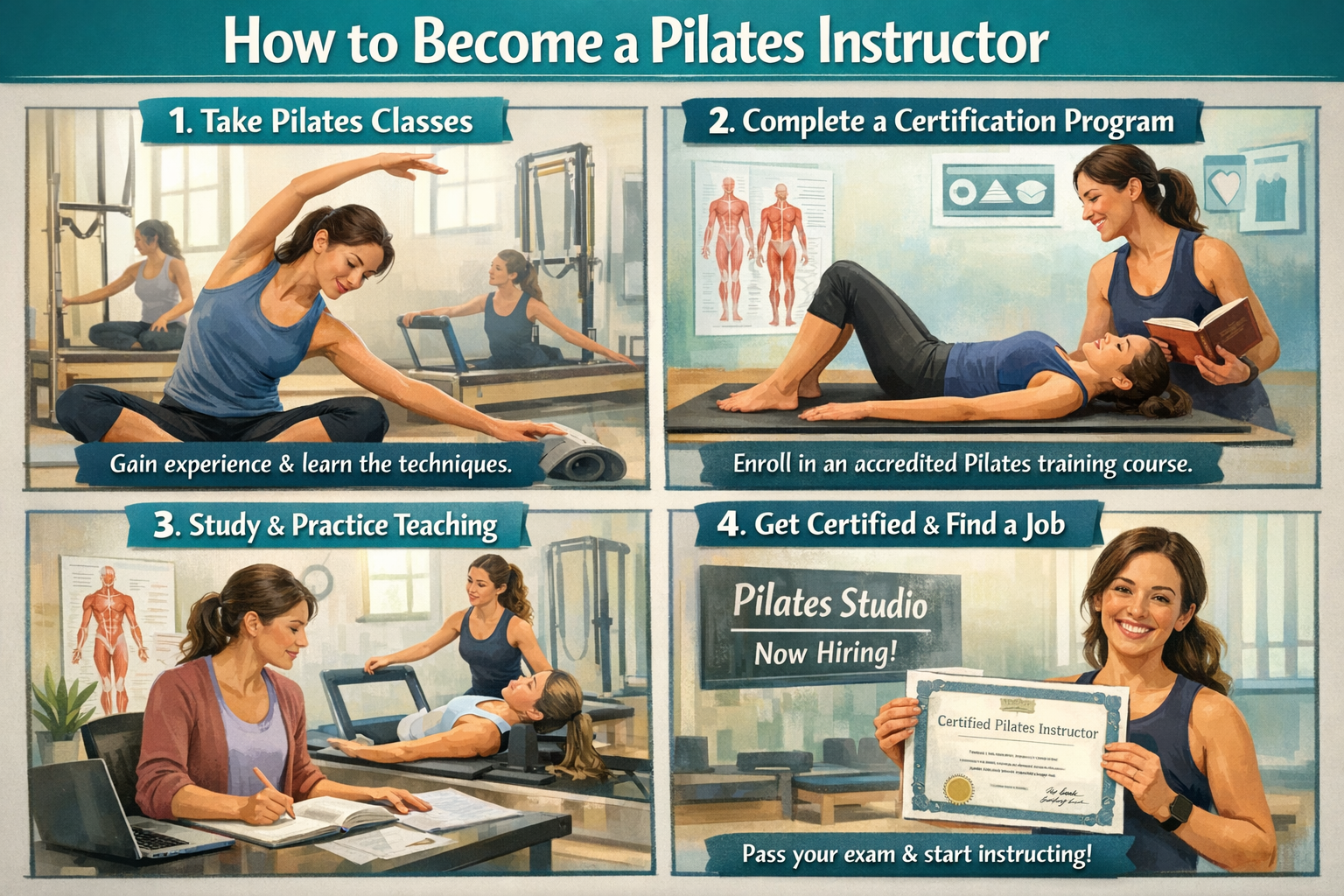 how to become a pilates instructor